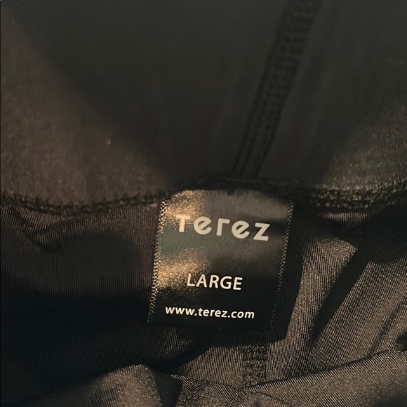 Terez sparkly rainbow stripe leggings - Picture 2 of 2